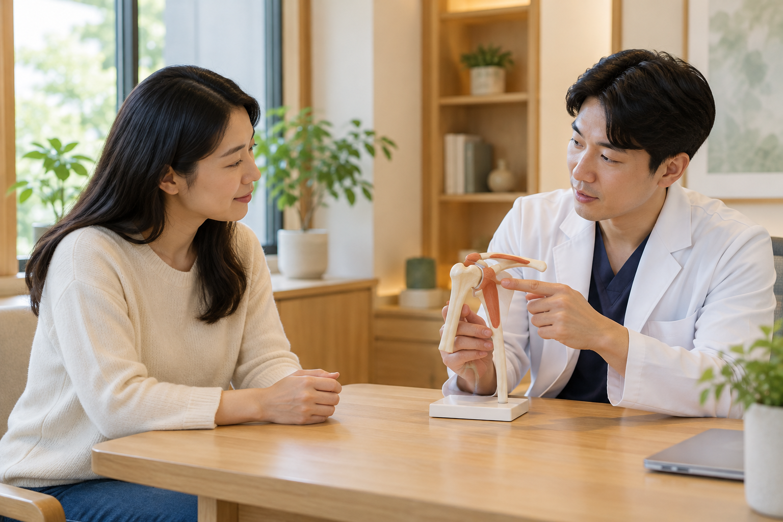 서울 종로구 어깨통증 한의원 — 어깨 상담에 관한 AI 설명용 이미지